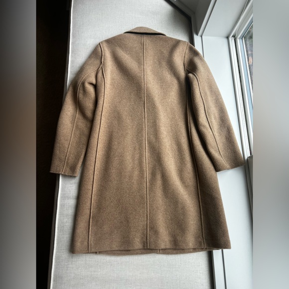 Boiled wool-blend j crew 2 stunning Carmel trench - Picture 5 of 5